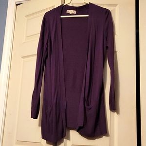 Pink Republic, large, lightweight cardigan w/pockets, never worn